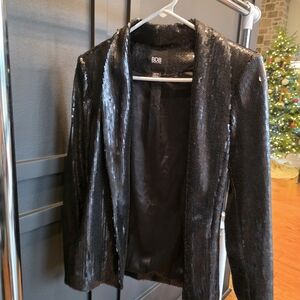 BDB Women's Black Sequin Jacket